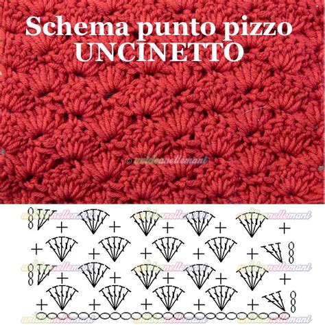 schema punto prada uncinetto|punti a uncinetto schema.